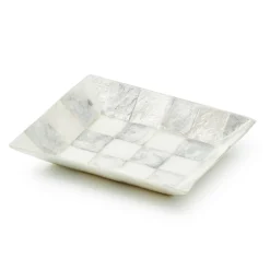 Sterling Check Capiz Soap Dish