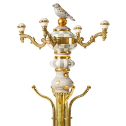 Sterling Check Coat Perch