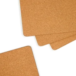 Sterling Check Cork Back Placemats, Set of 4