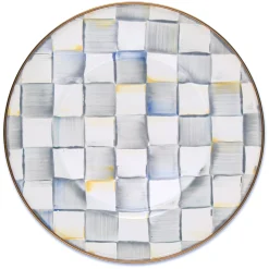 Sterling Check Dinner Plate