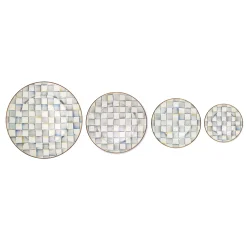 Sterling Check Dinner Plate