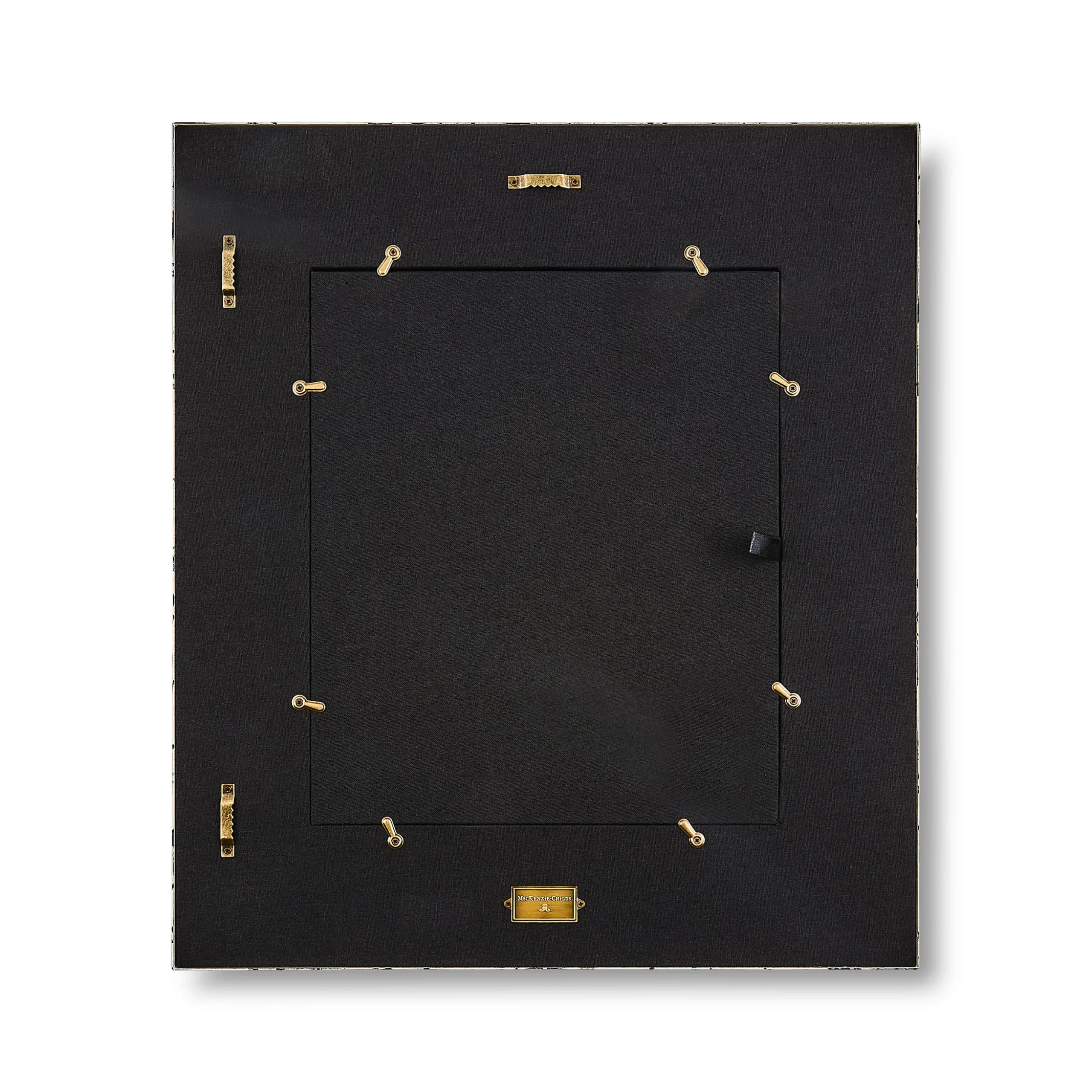 Sterling Check Enamel Wall Mirror