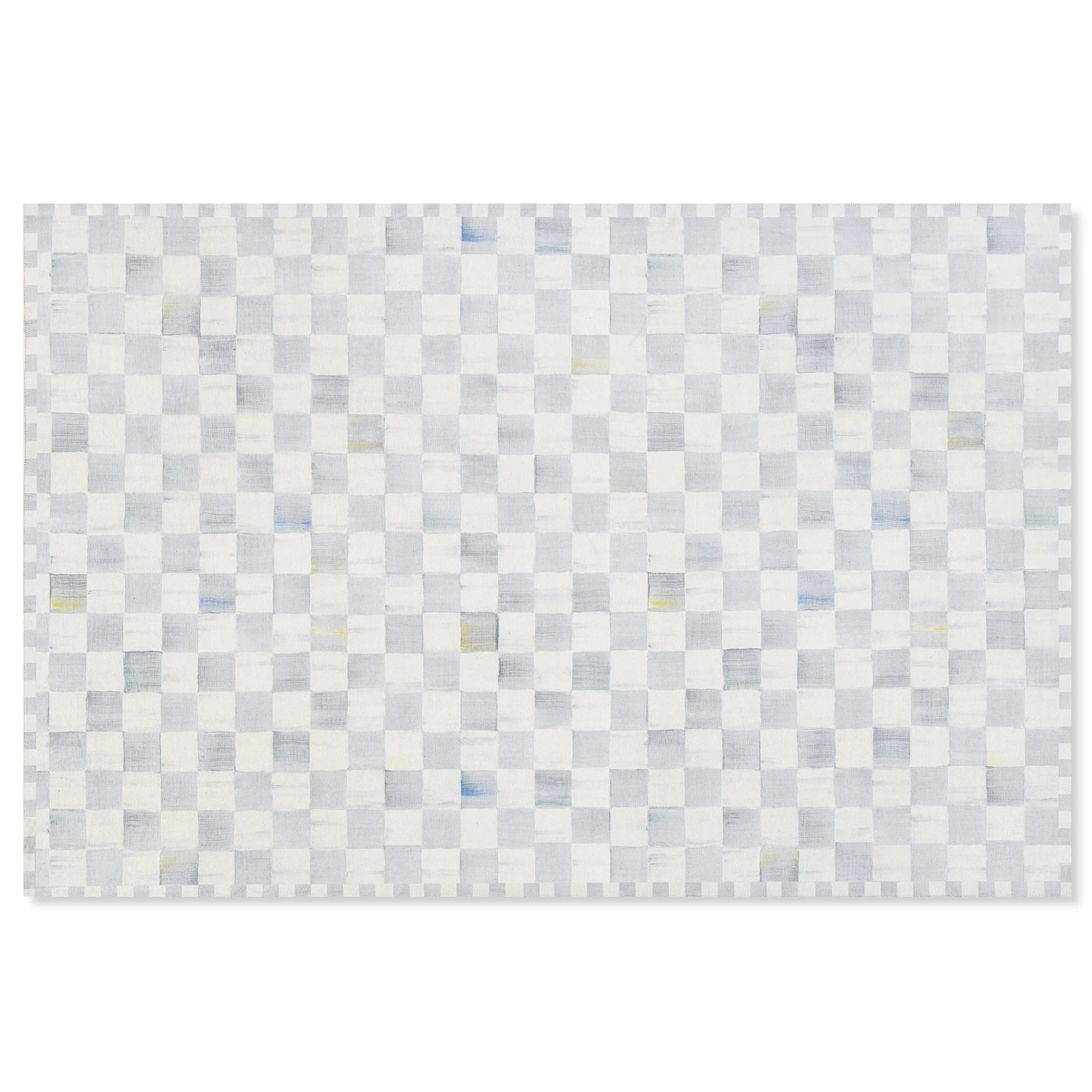 Sterling Checkered 5' x 7'6" Washable Rug