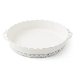 Sterling Check Everyday Large Oval Baker