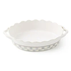 Sterling Check Everyday Small Oval Baker