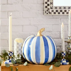 Sterling Check Flicker Dinner Candles, Set of 2