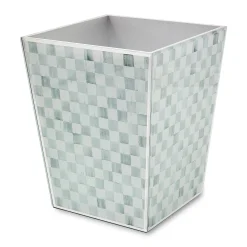 Sterling Check Glass Waste Bin