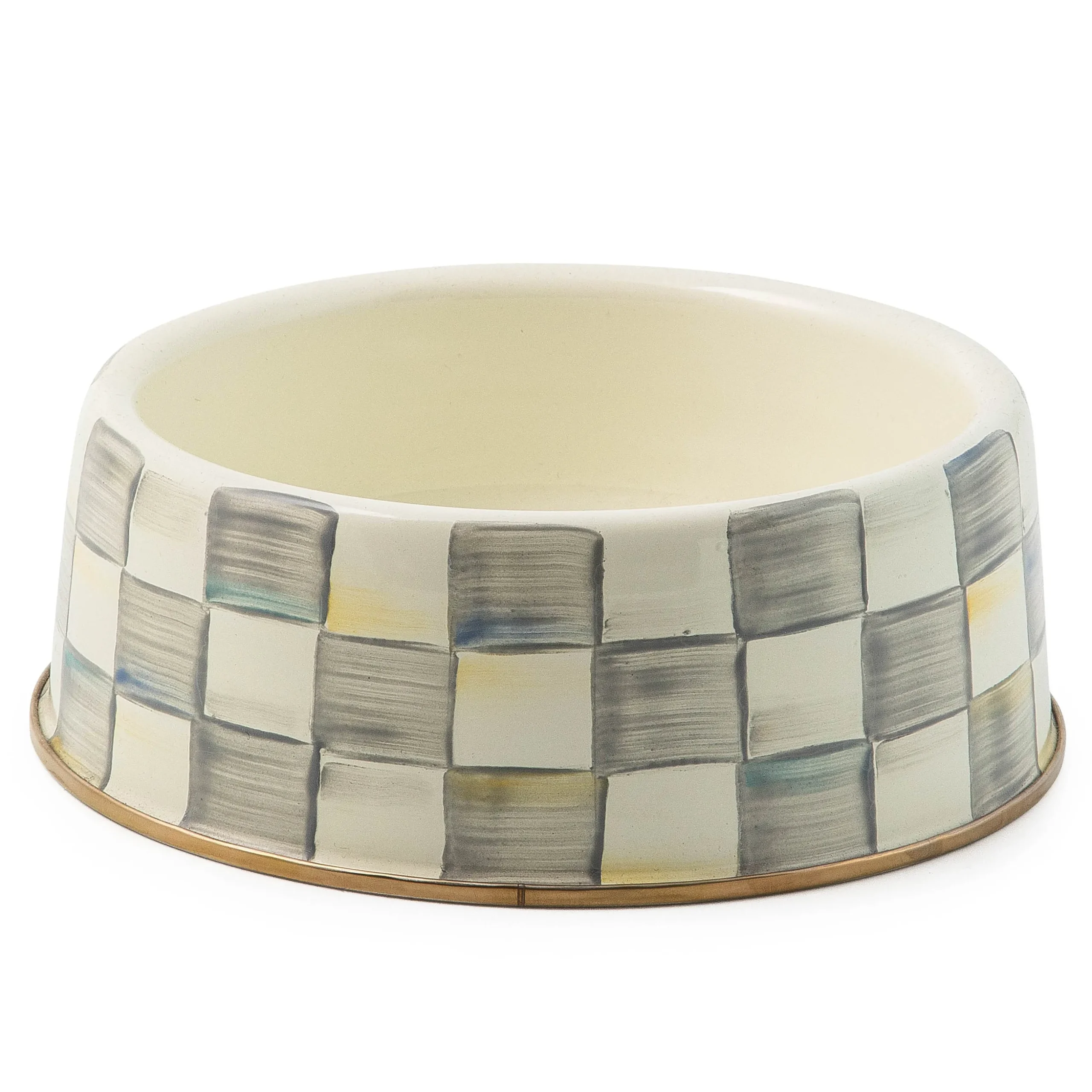 Sterling Check Large Pet Dish