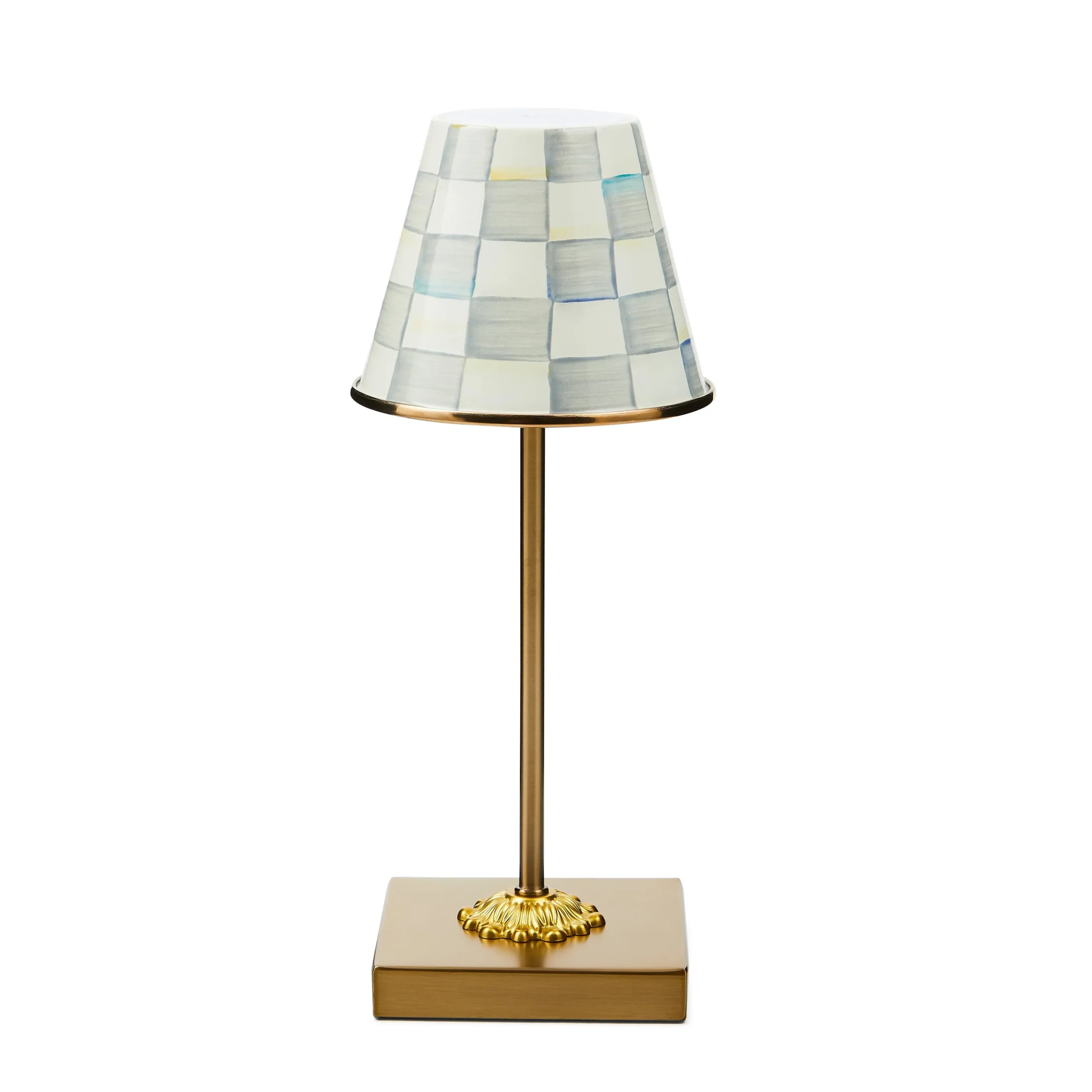 Sterling Check LED Rechargeable Cafe Table Lamp