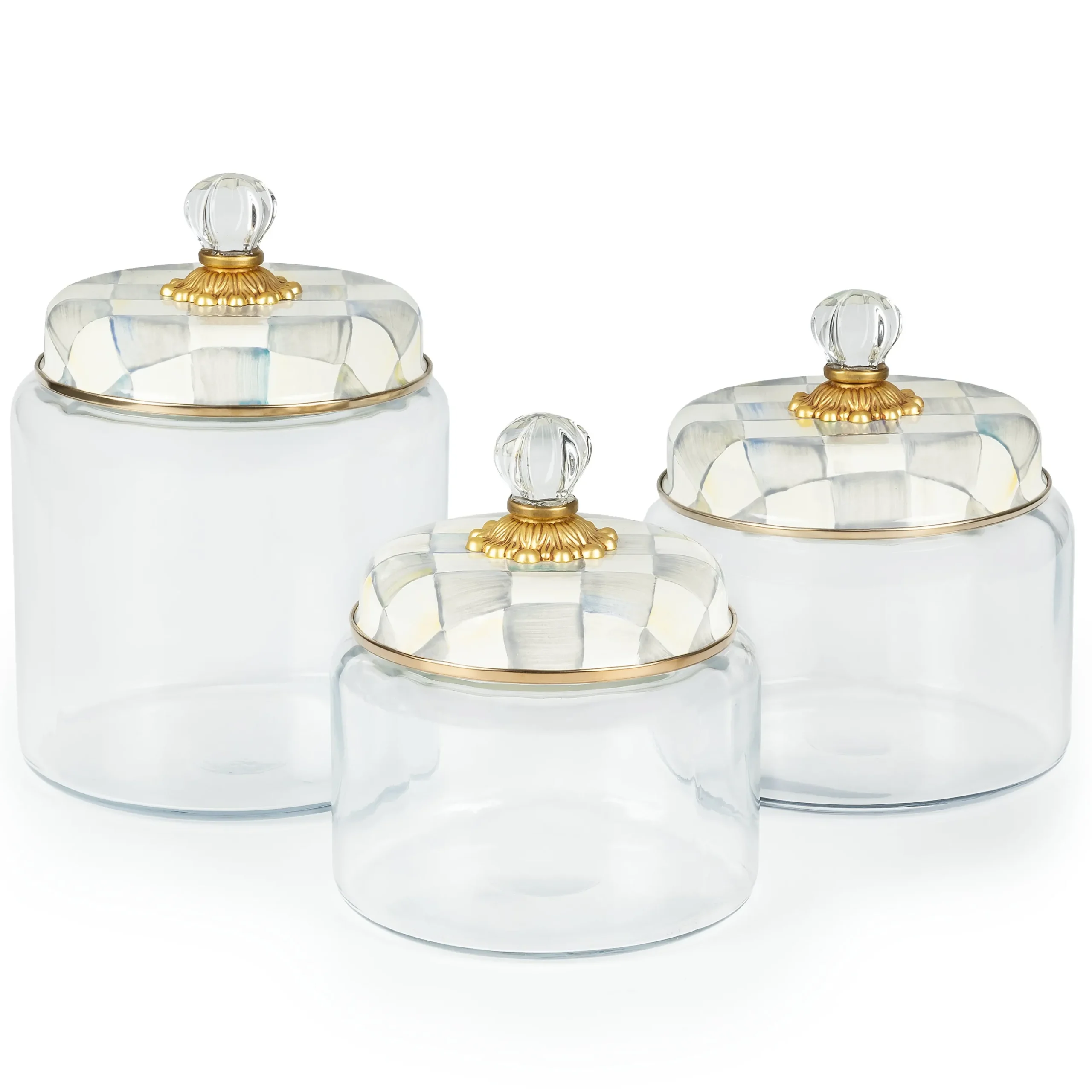 Sterling Check Medium Kitchen Canister