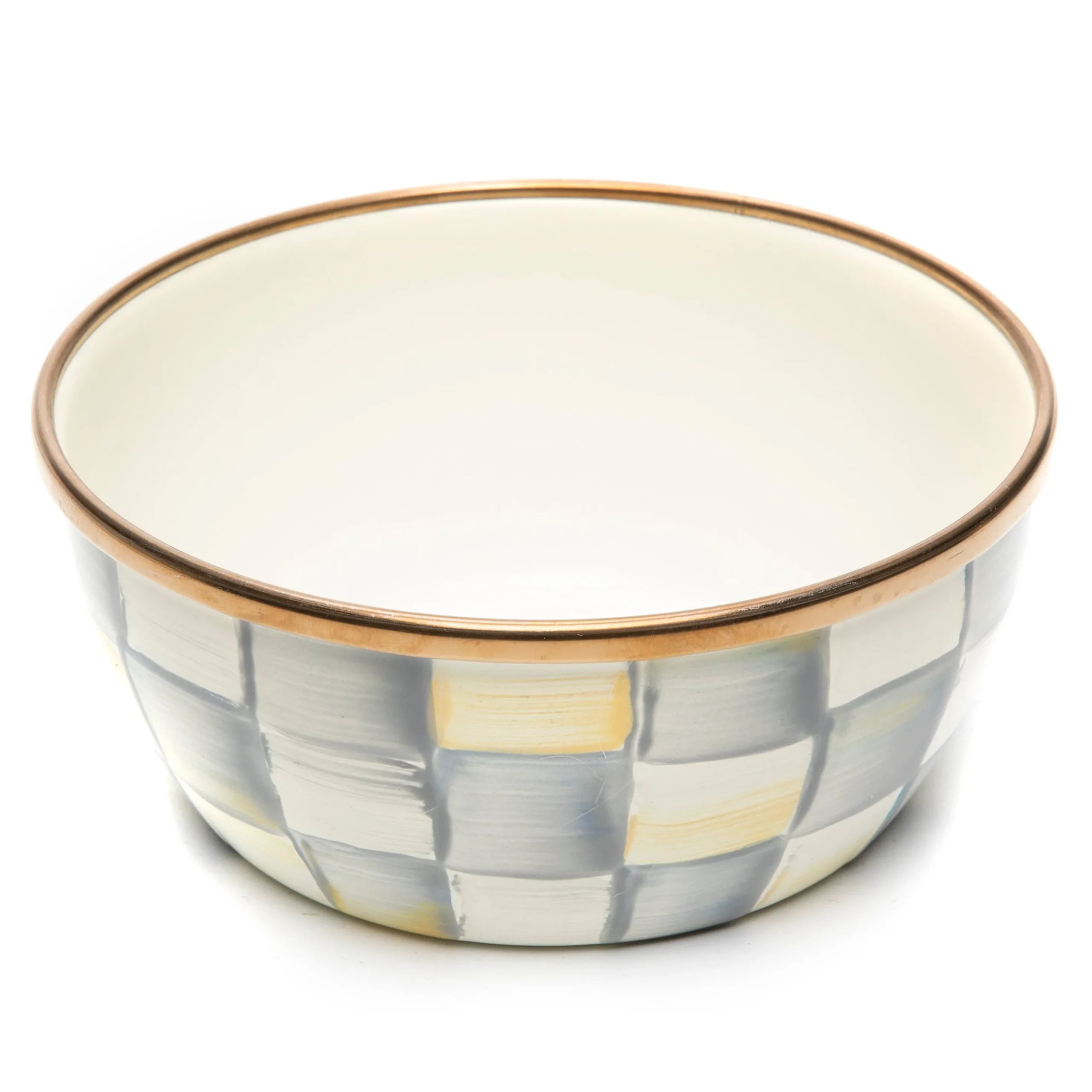 Sterling Check Pinch Bowl