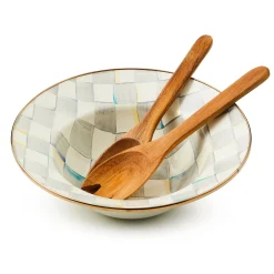 Sterling Check Salad Serving Set
