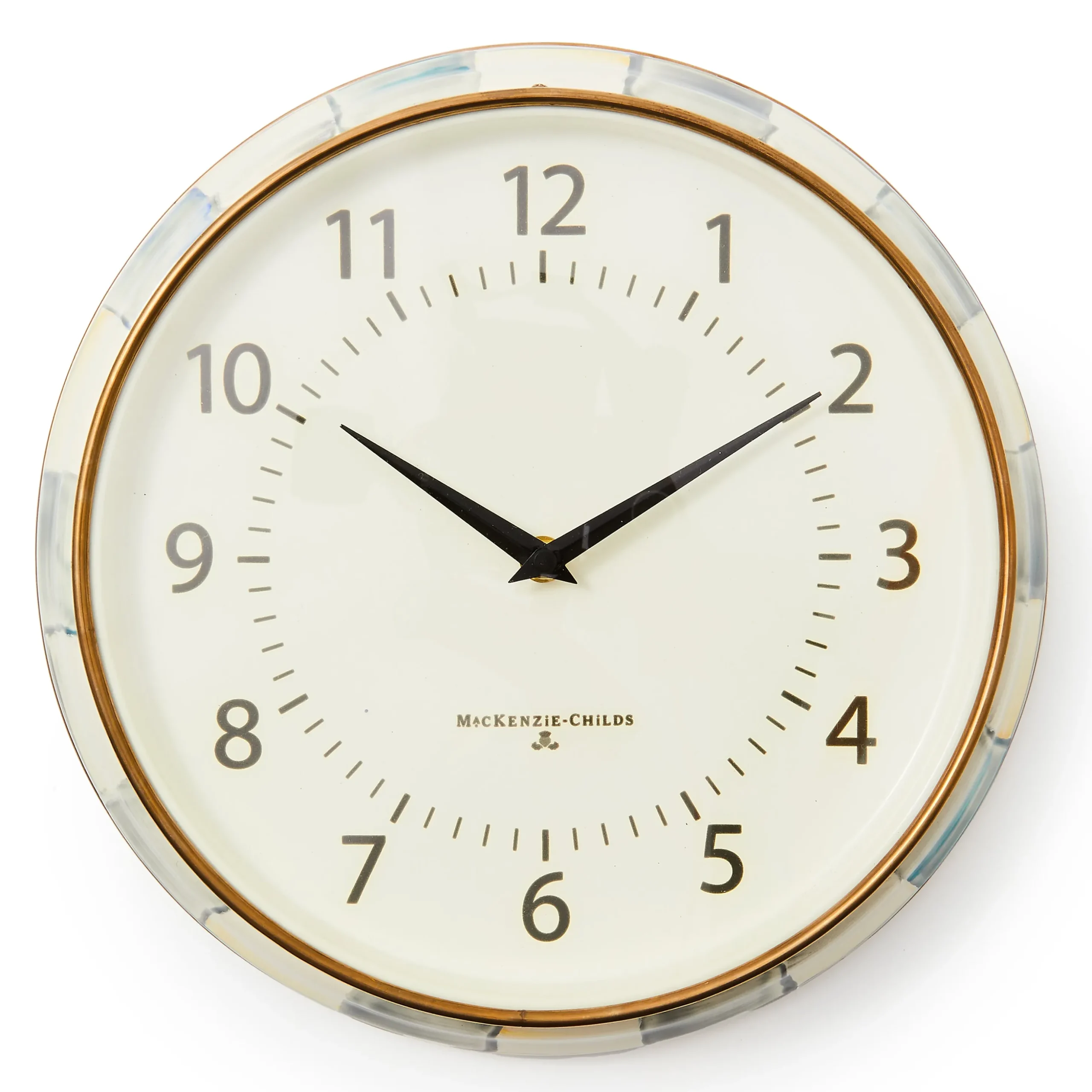 Sterling Check School Wall Clock