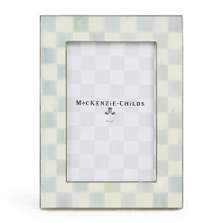 Sterling Check Silver Plated 4" x 6" Frame