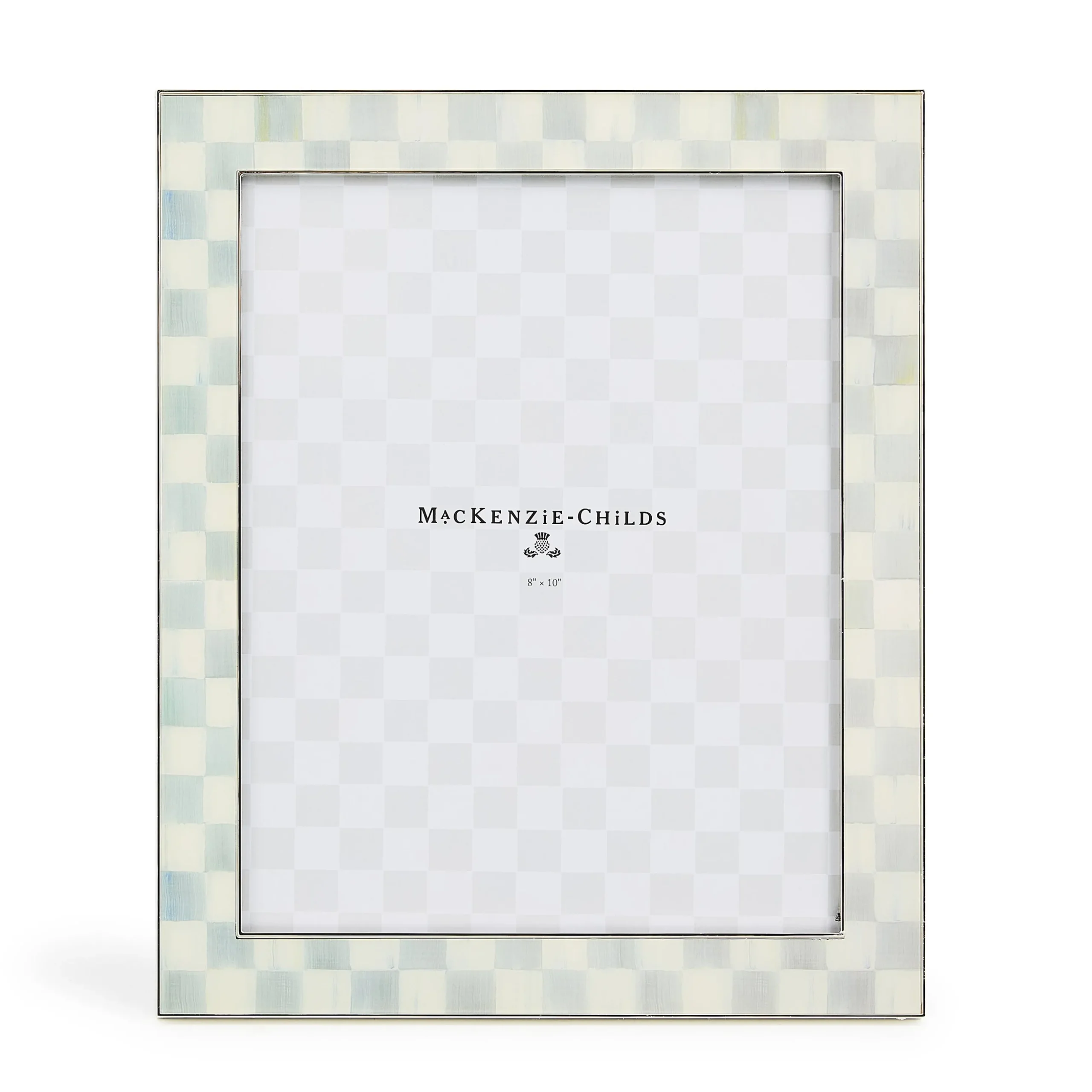 Sterling Check Silver Plated 8" x 10" Frame
