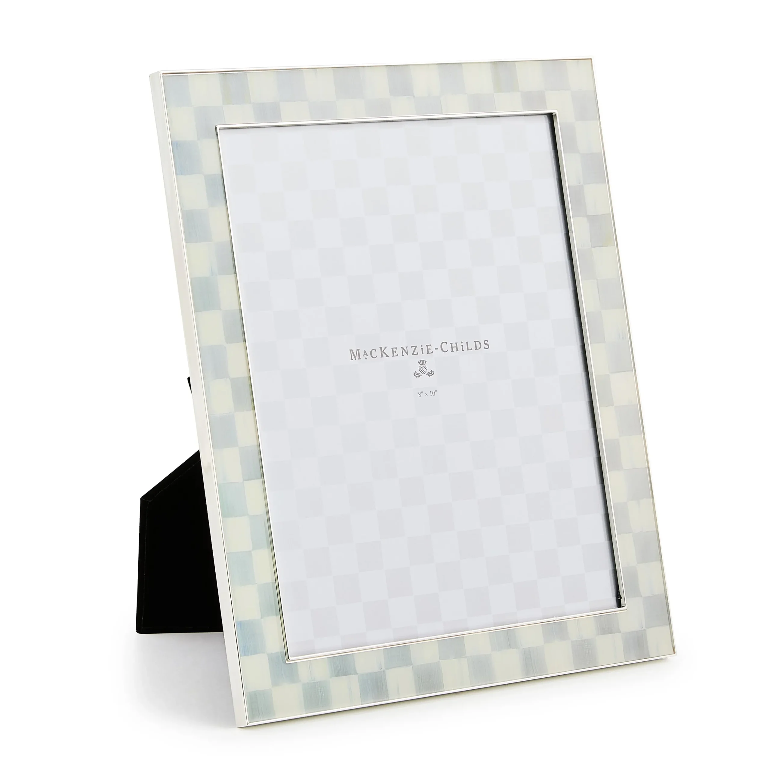 Sterling Check Silver Plated 8" x 10" Frame