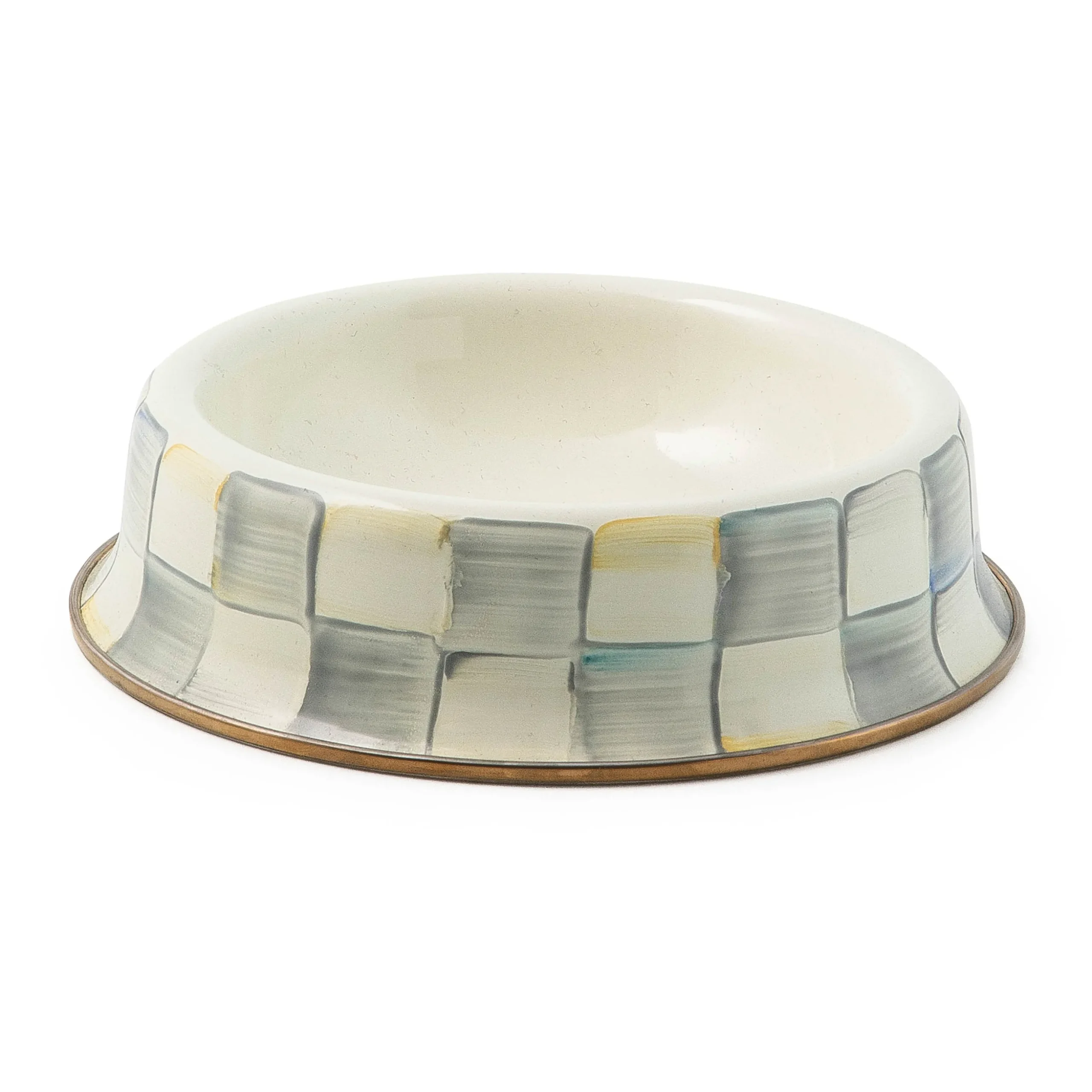 Sterling Check Small Pet Dish
