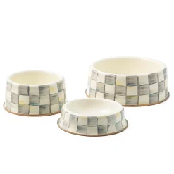 Sterling Check Small Pet Dish