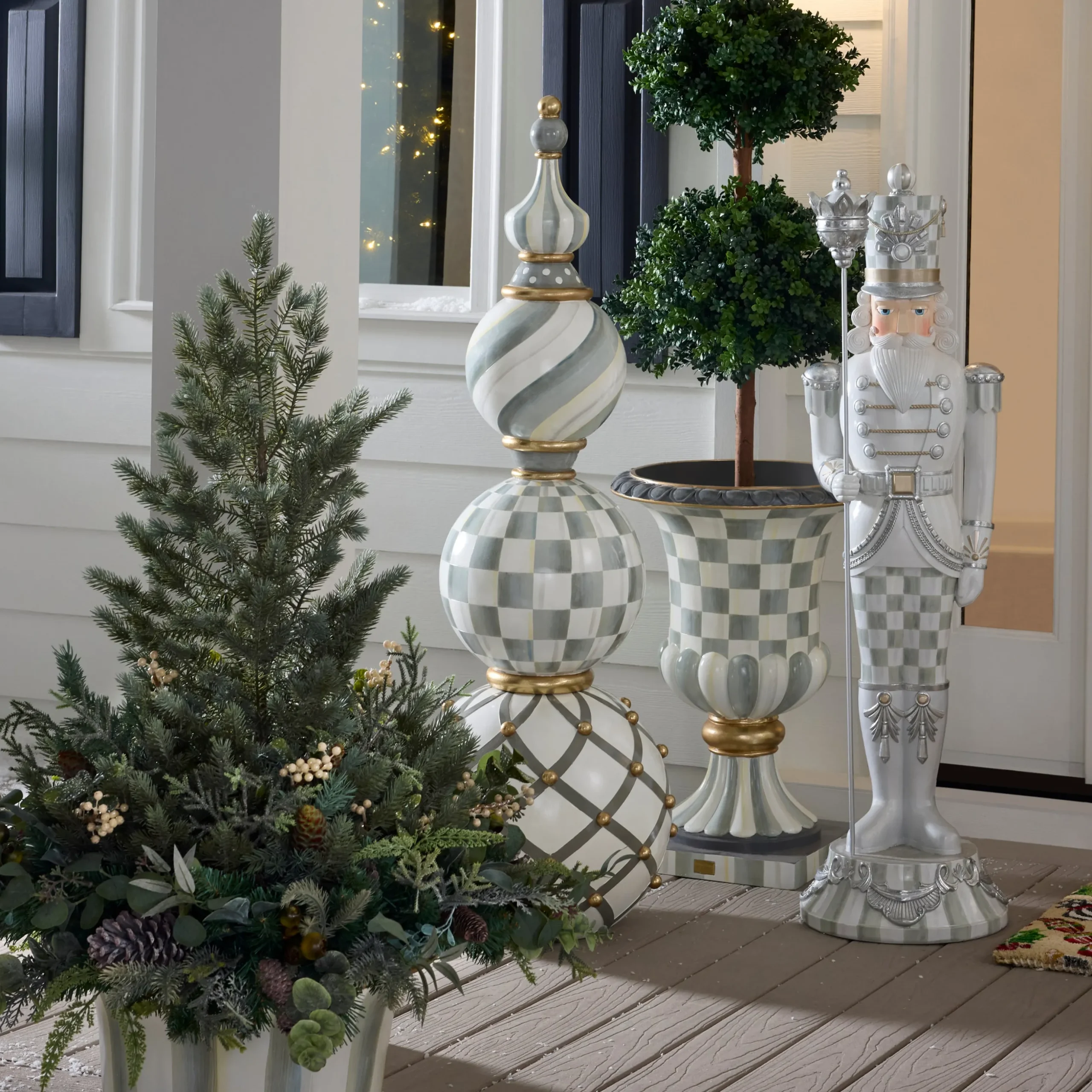 Sterling Check Trophy Topiary