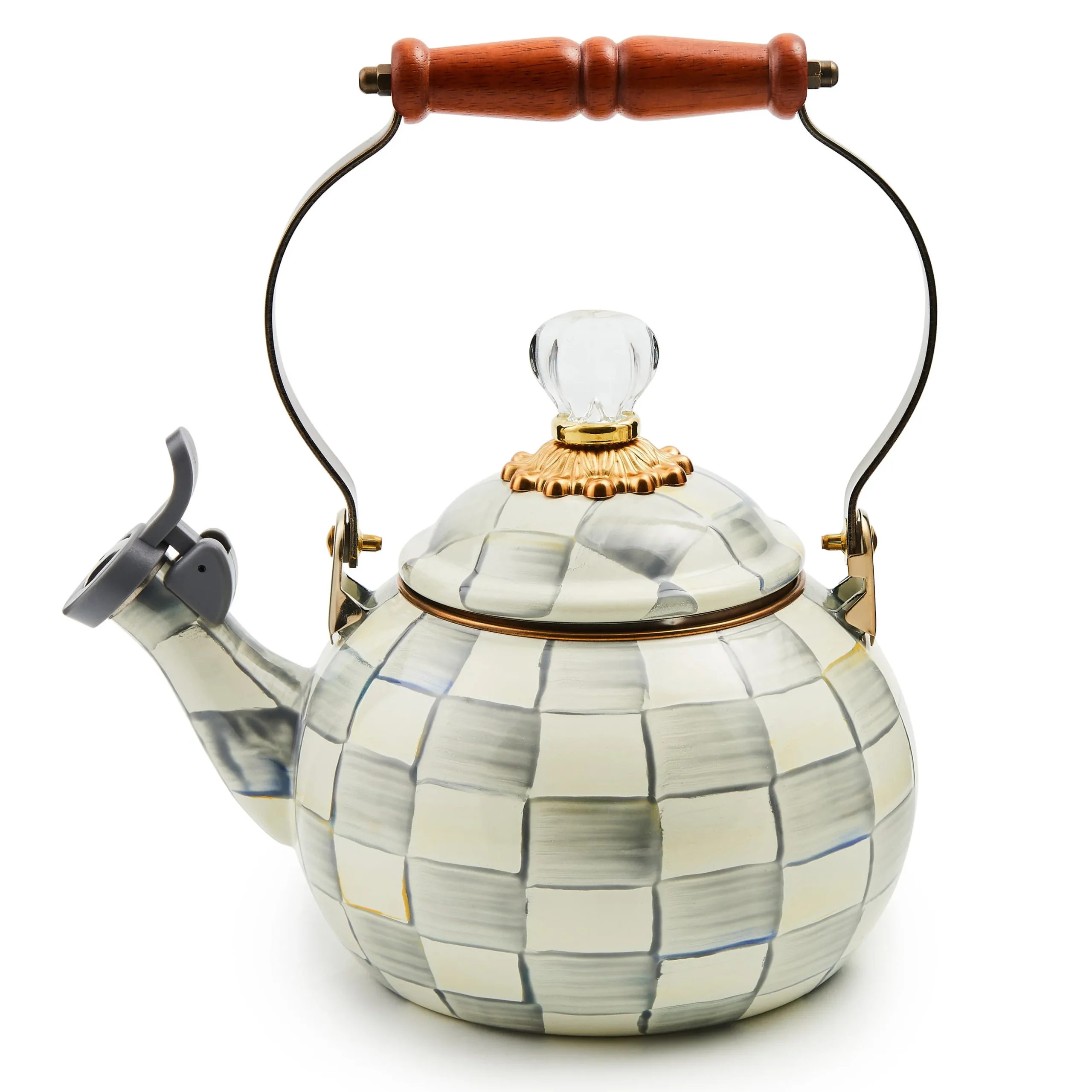 Sterling Check Whistling Tea Kettle