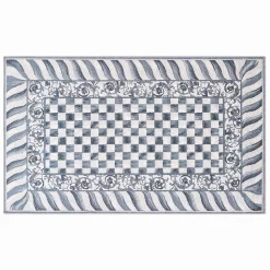Sterling Check 3' x 5' Washable Rug