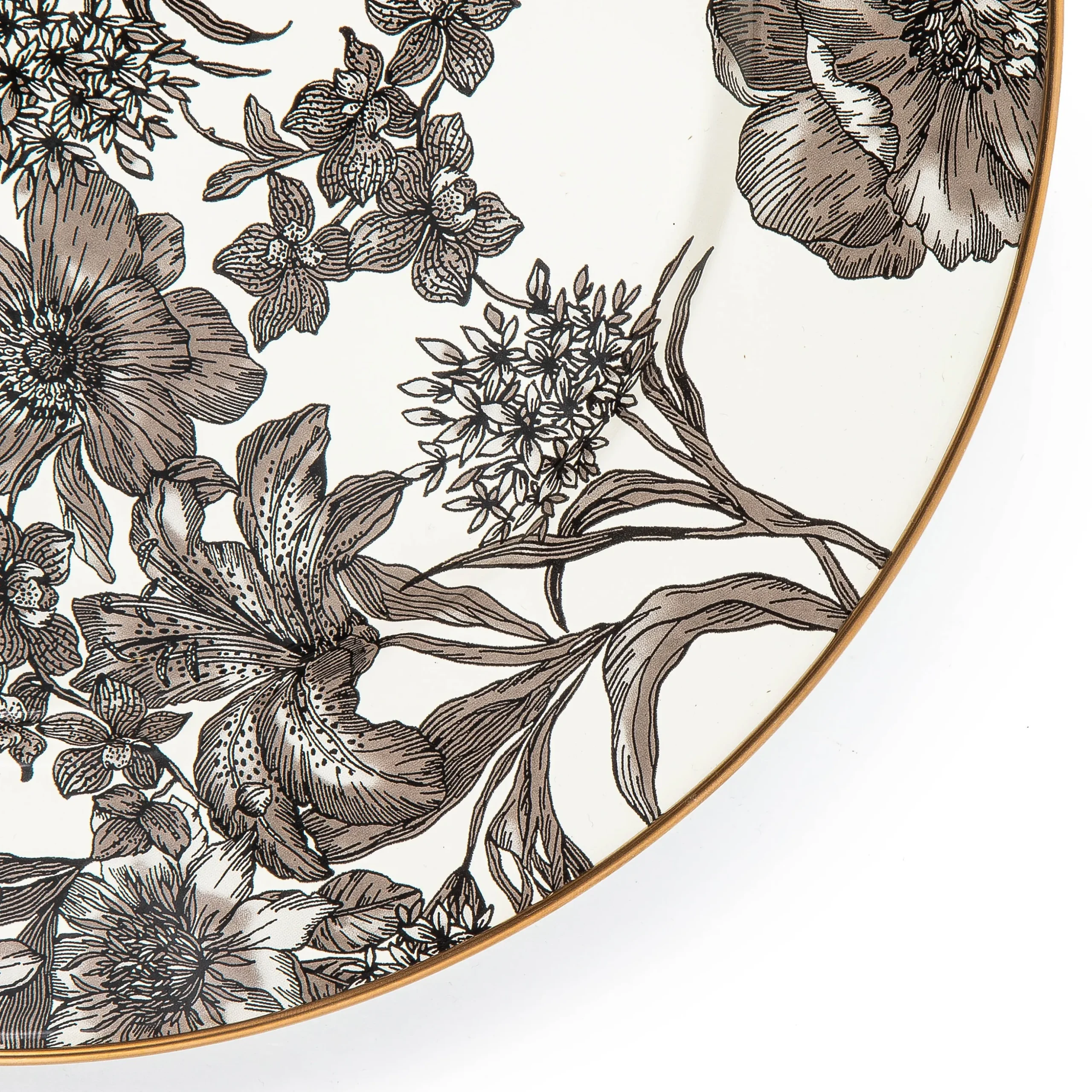Sterling English Garden Enamel Charger/Plate