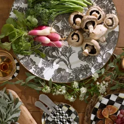 Sterling English Garden Enamel Serving Platter