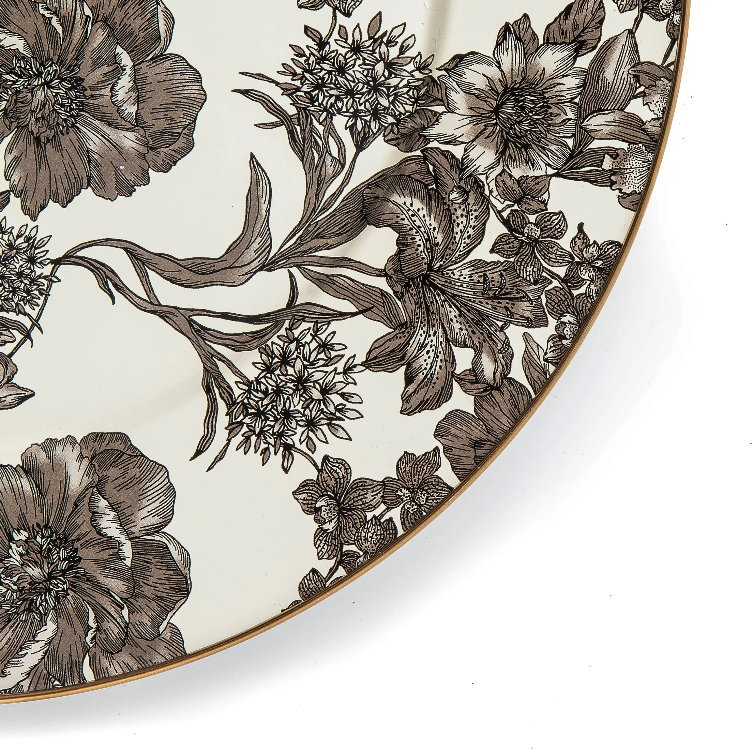 Sterling English Garden Enamel Serving Platter