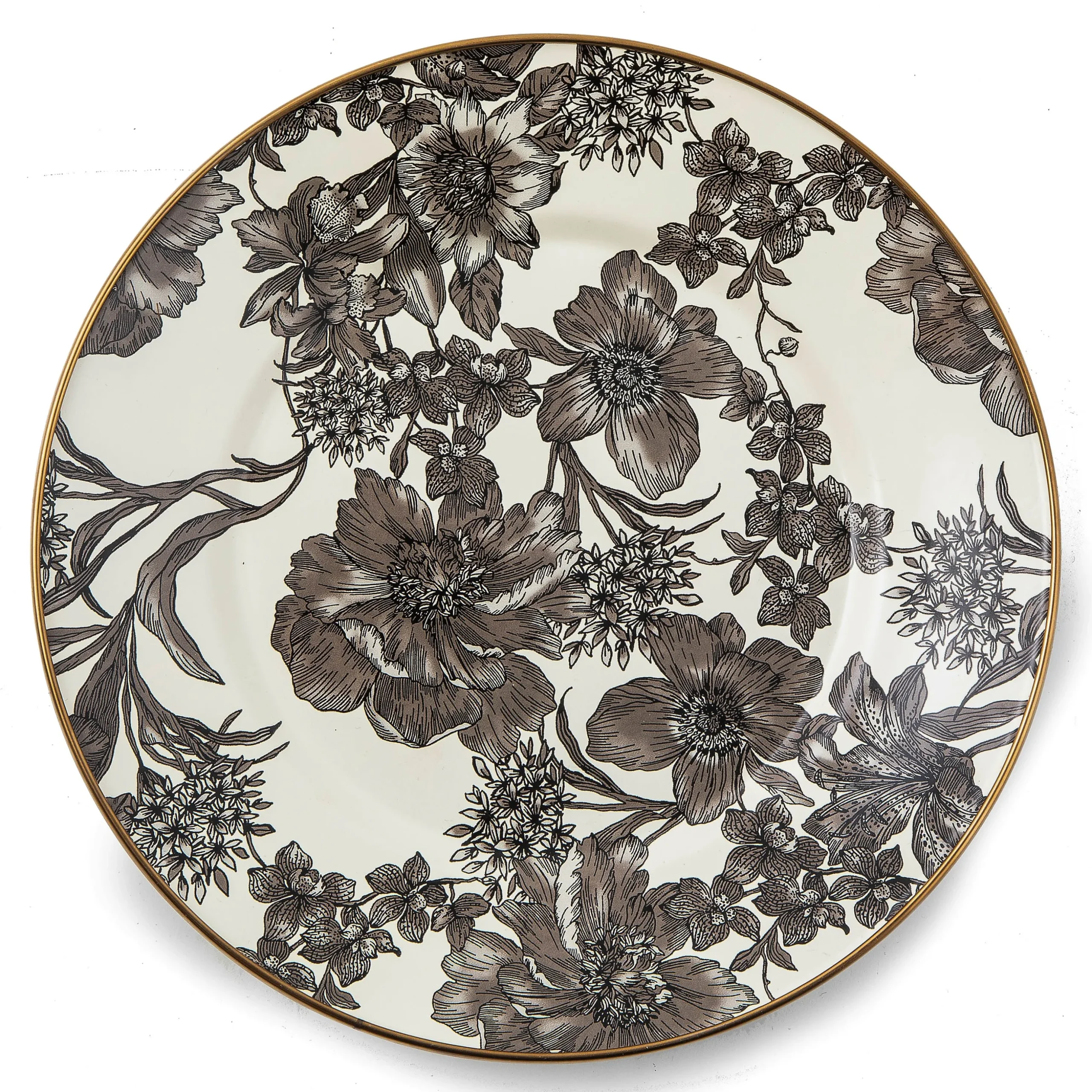 Sterling English Garden Enamel Dinner Plate