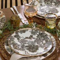 Sterling English Garden Enamel Dinner Plate