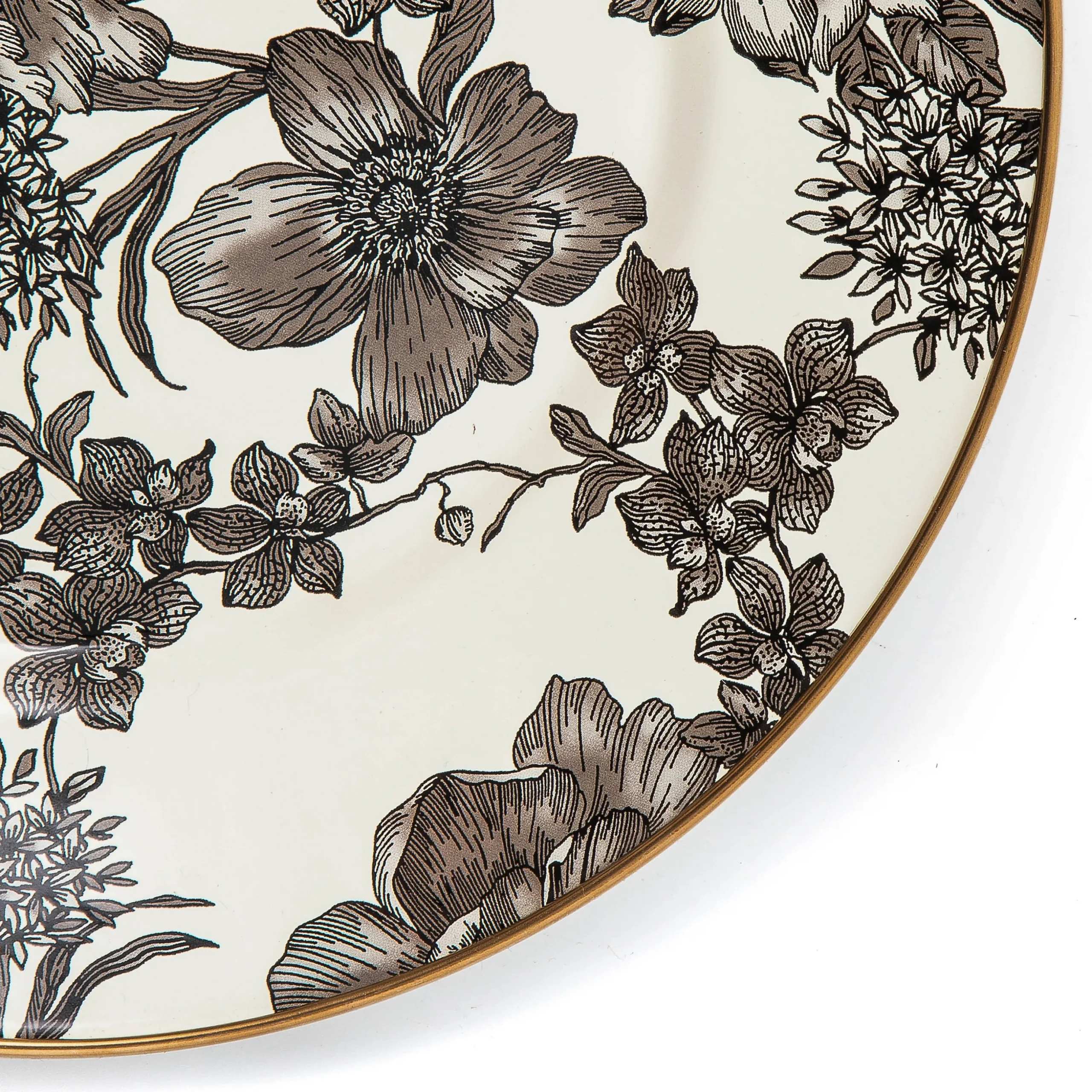Sterling English Garden Enamel Dinner Plate