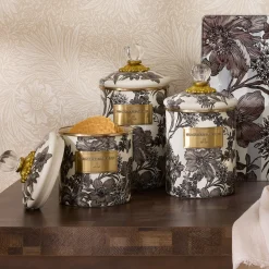 Sterling English Garden Small Canister