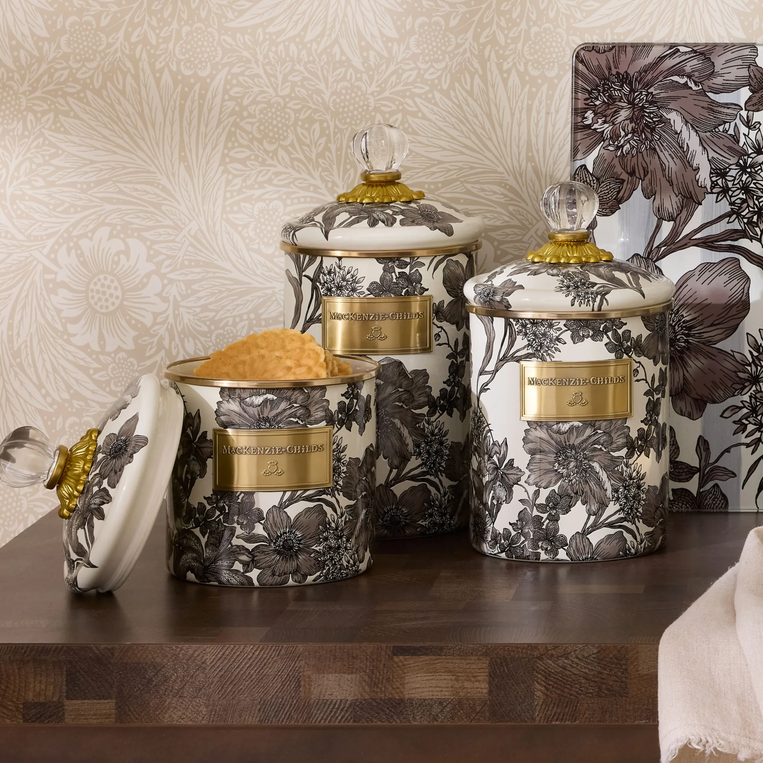 Sterling English Garden Small Canister