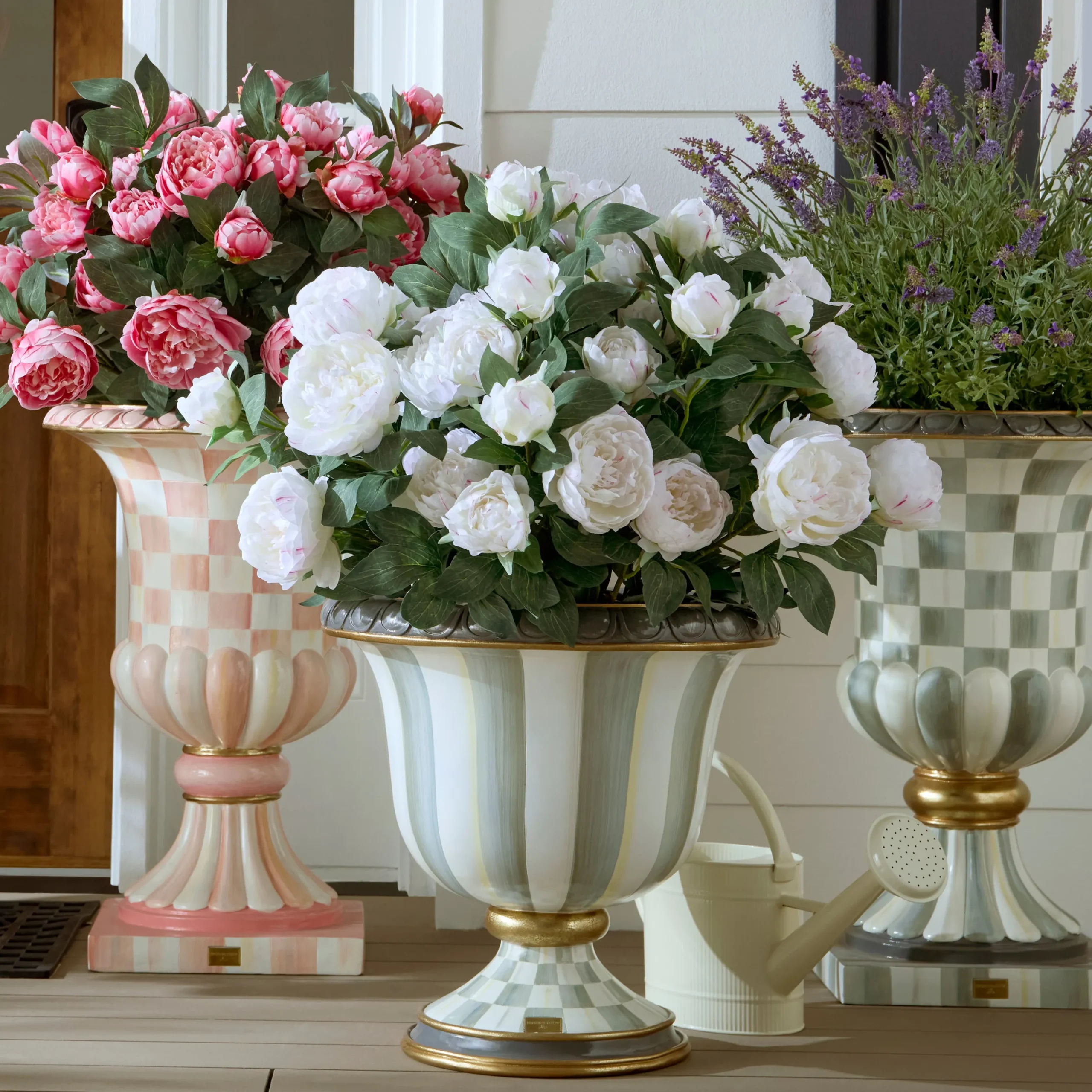 Sterling Stripe Urn