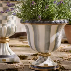 Sterling Stripe Urn