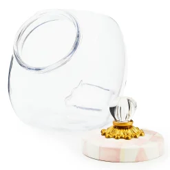 Sweets Jar with Rosy Check Enamel Lid