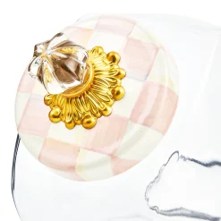 Sweets Jar with Rosy Check Enamel Lid
