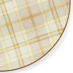 Tartan Latte Charger/Plate