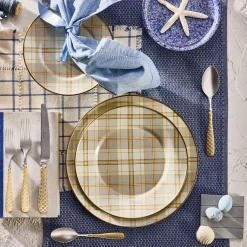 Tartan Latte Charger/Plate