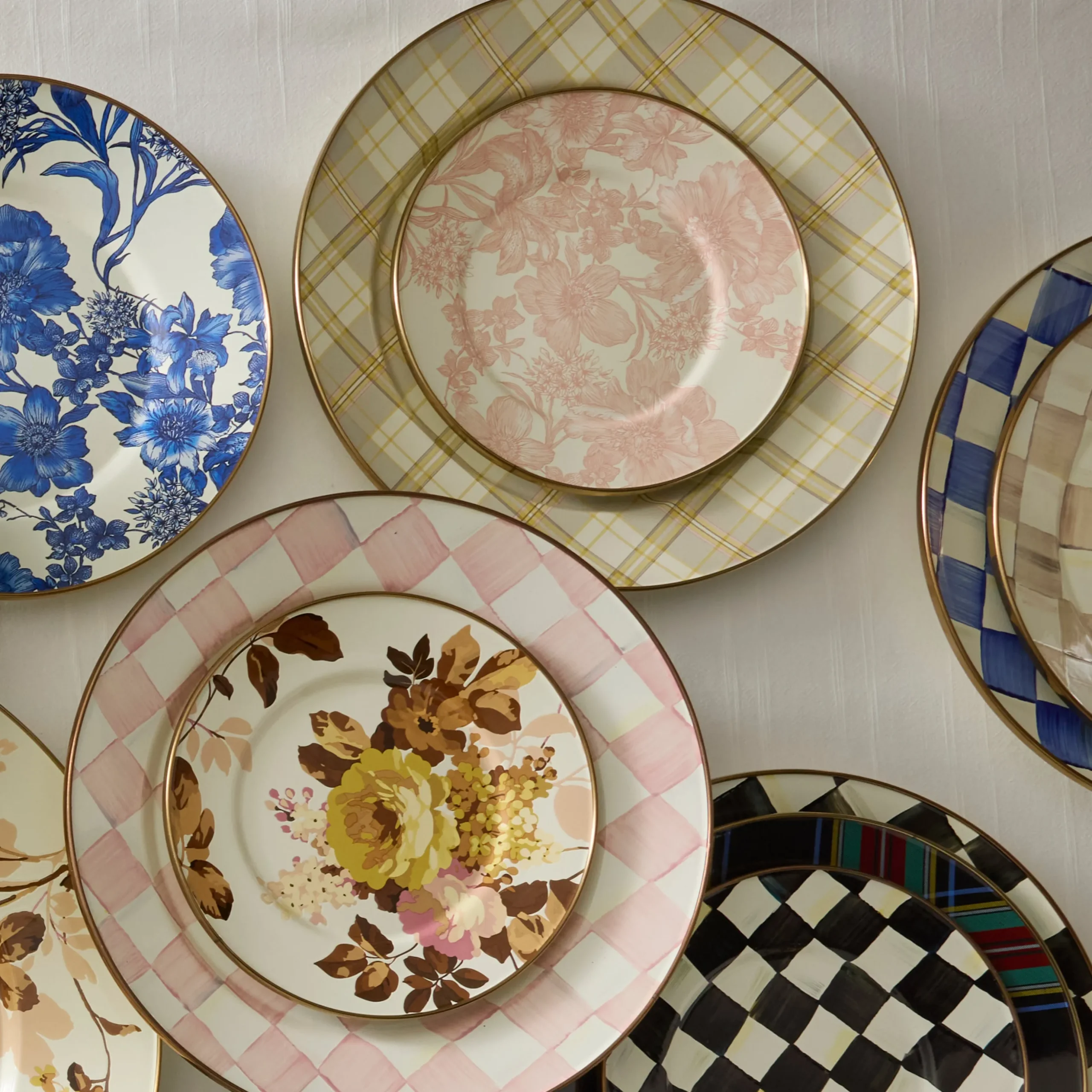 Tartan Latte Charger/Plate
