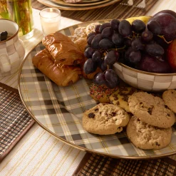 Tartan Mocha Serving Platter