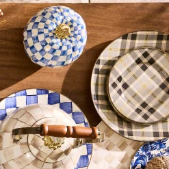 Tartan Mocha Serving Platter