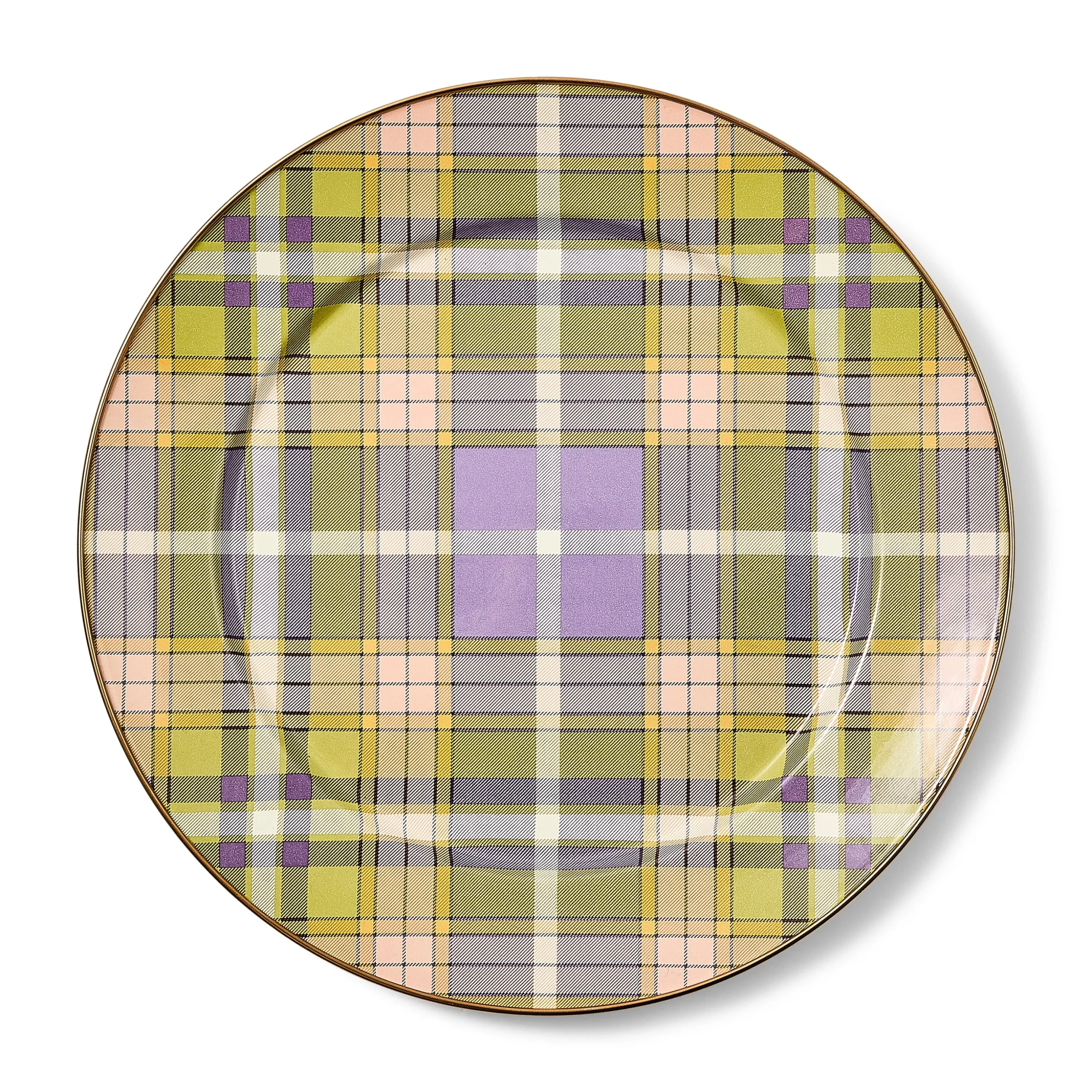 Tartan Violet Charger/Plate