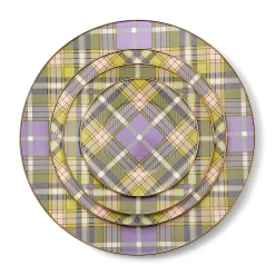 Tartan Violet Charger/Plate