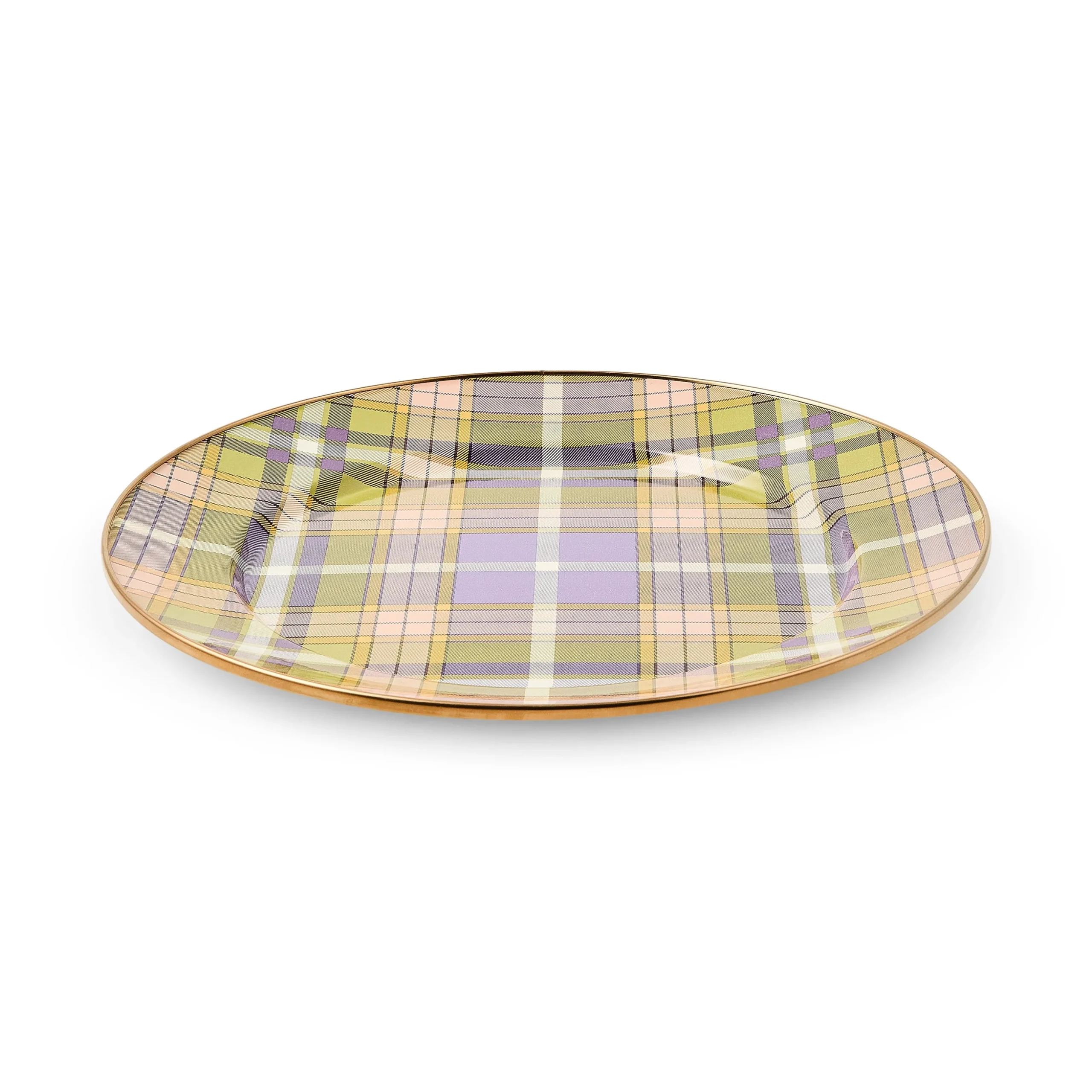 Tartan Violet Charger/Plate