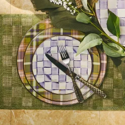 Tartan Violet Charger/Plate