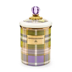 Tartan Violet Medium Canister