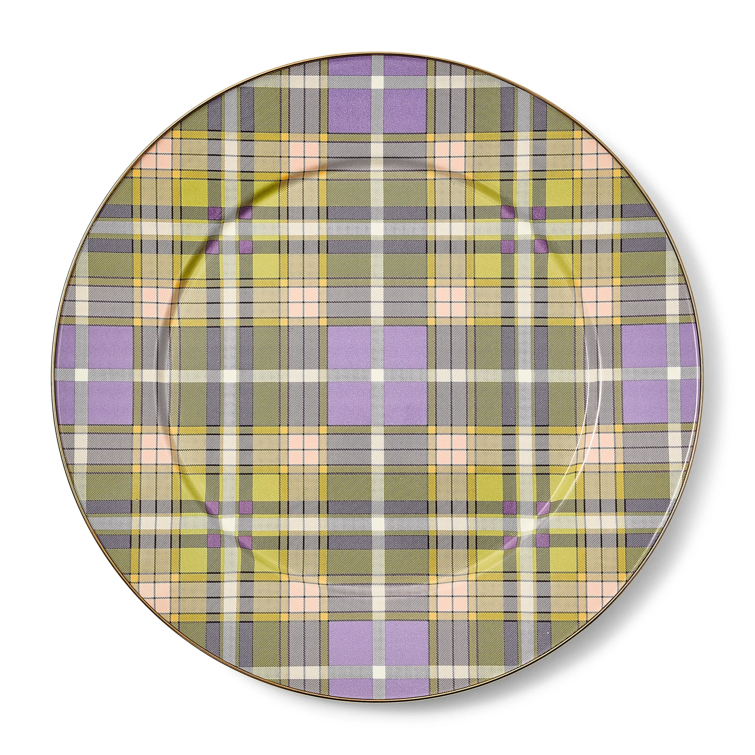 Tartan Violet Serving Platter