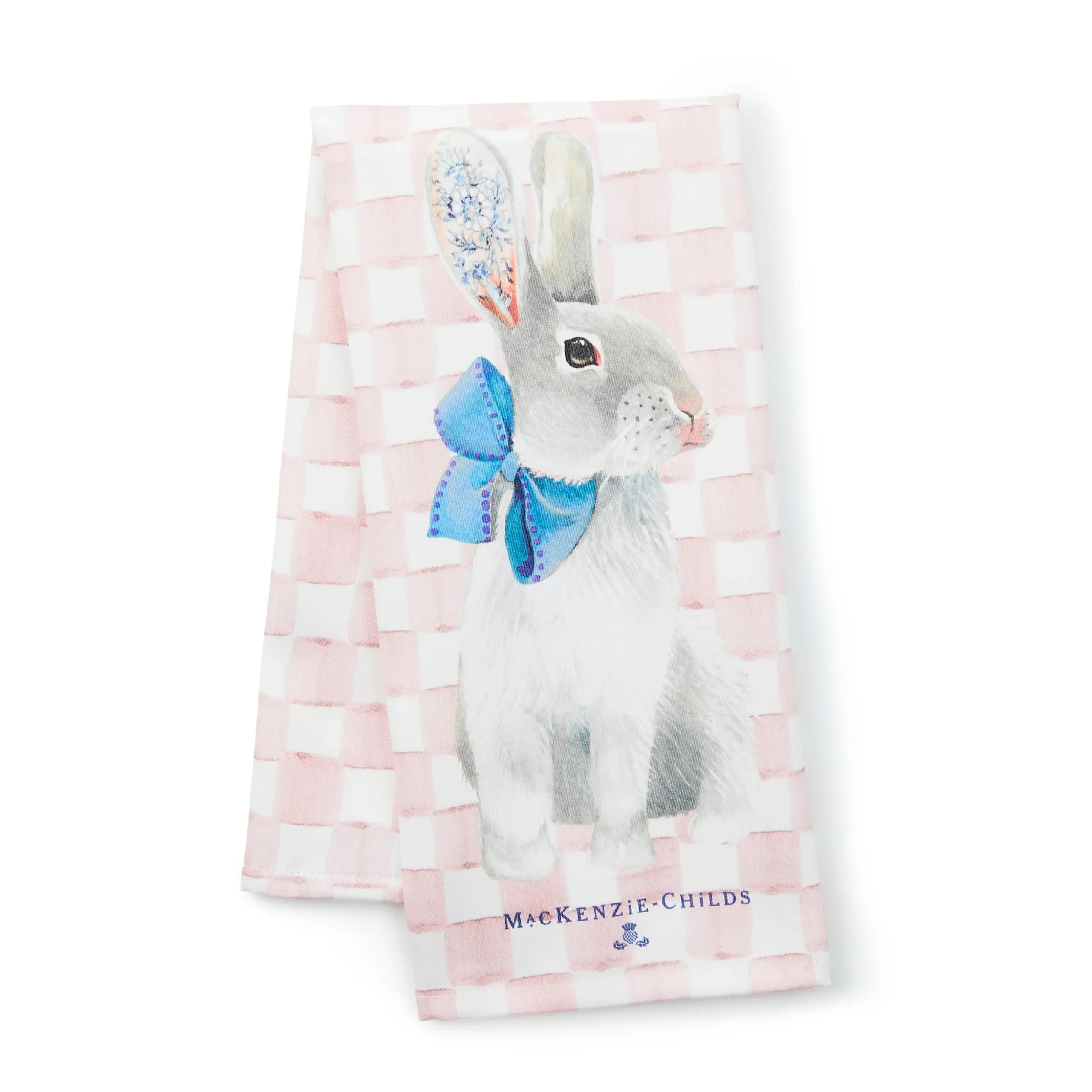 Tattoo Bunny Dish Towel