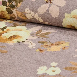 Taupe Wild Rose 5' x 7'6" Washable Rug